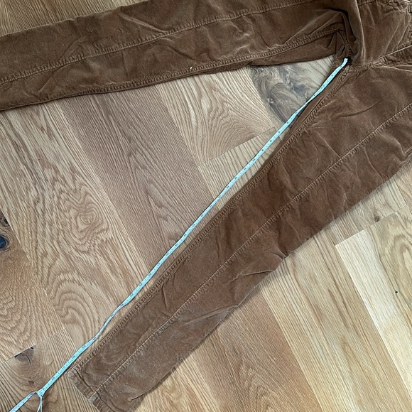 Athleta Skinny Pant Solstice Brown Velvet Mid Rise Stretch 6 Women - Picture 8 of 9